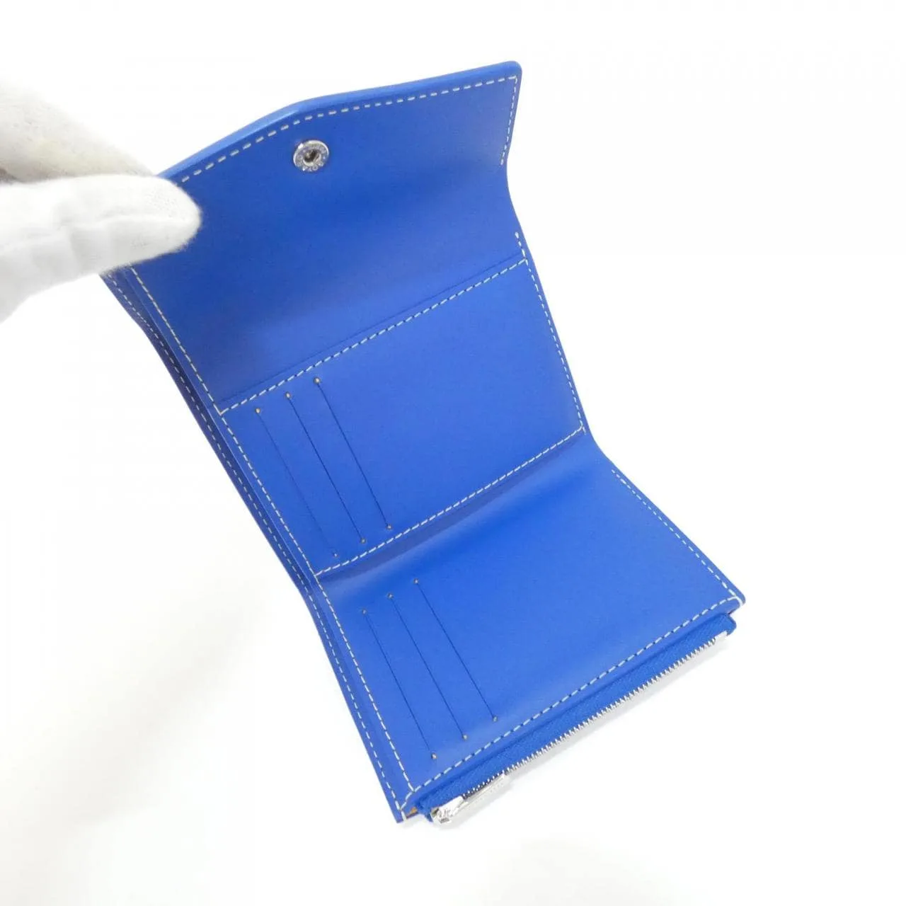 GOYARD Wallet Canvas Black Canvas Rank A - Thumbnail 6