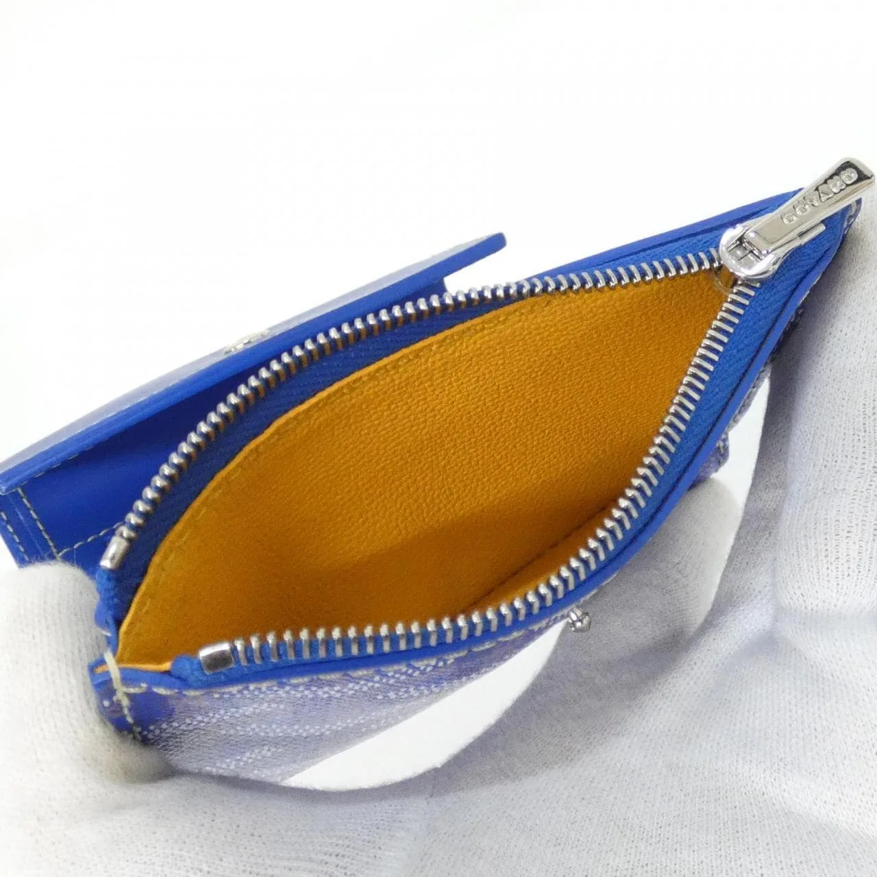 GOYARD Wallet Canvas Black Canvas Rank A - Thumbnail 8