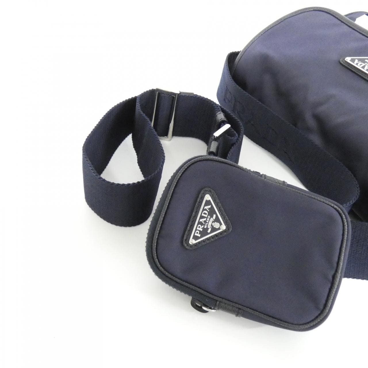 PRADA 2VD034 Shoulder Bag Blue - Thumbnail 5