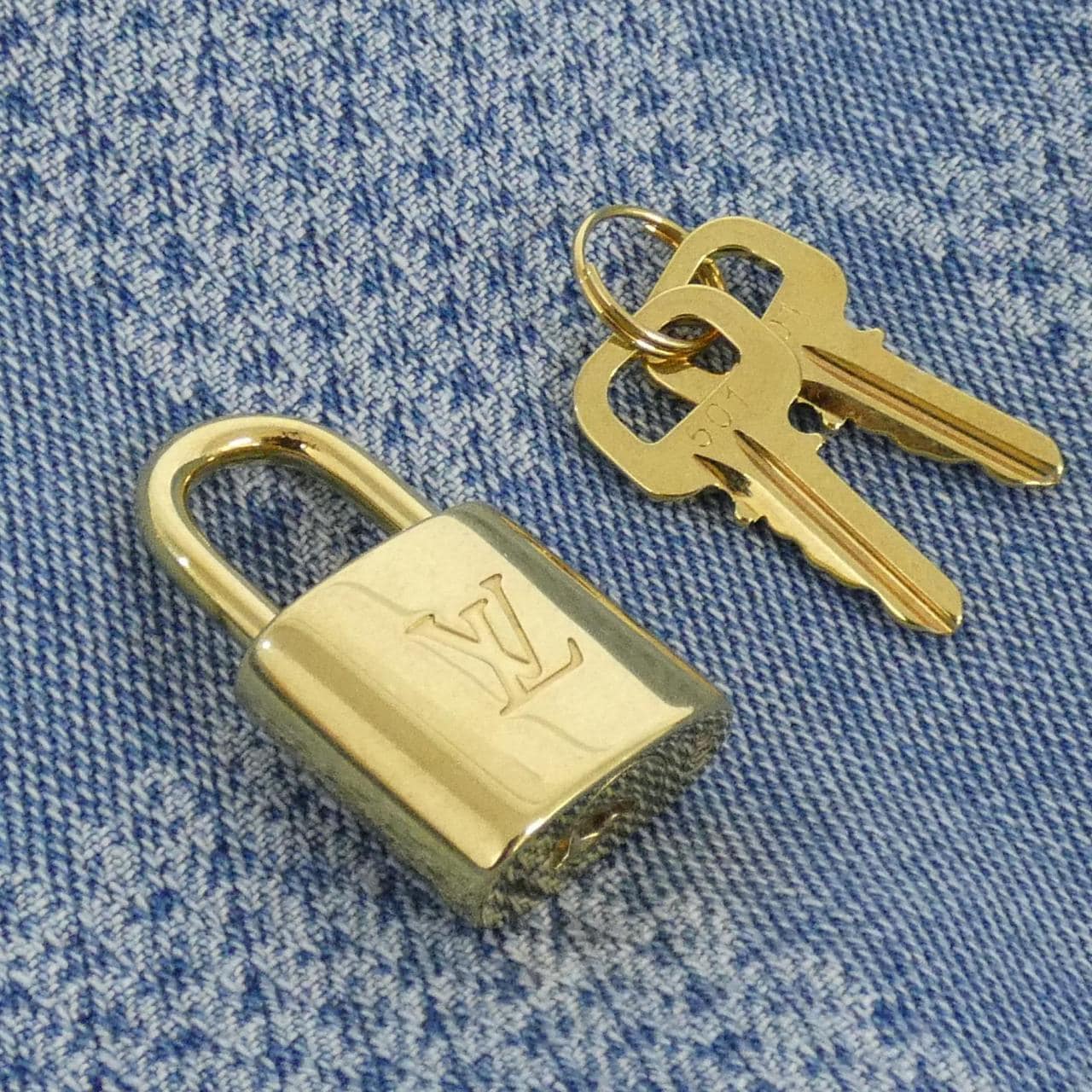 LOUIS VUITTON Speedy N00203 Bag Denim Blue Denim - Thumbnail 3