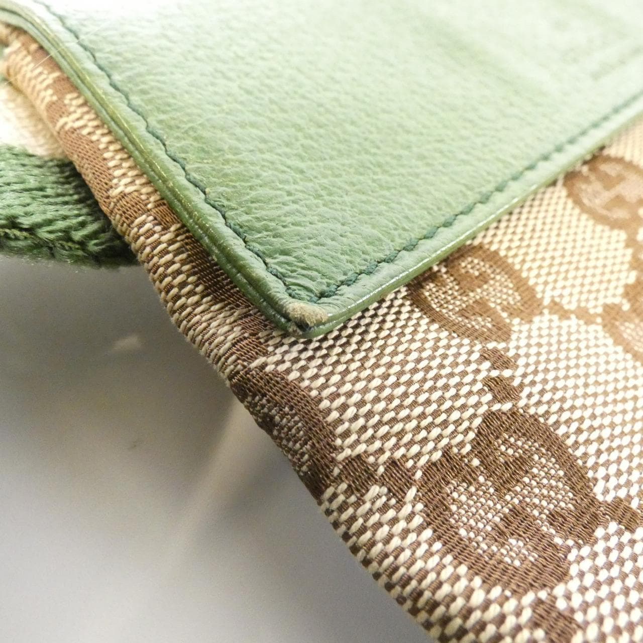 GUCCI 28566 Belt Bag Canvas 米色 帆布 中古品B - 縮圖 4