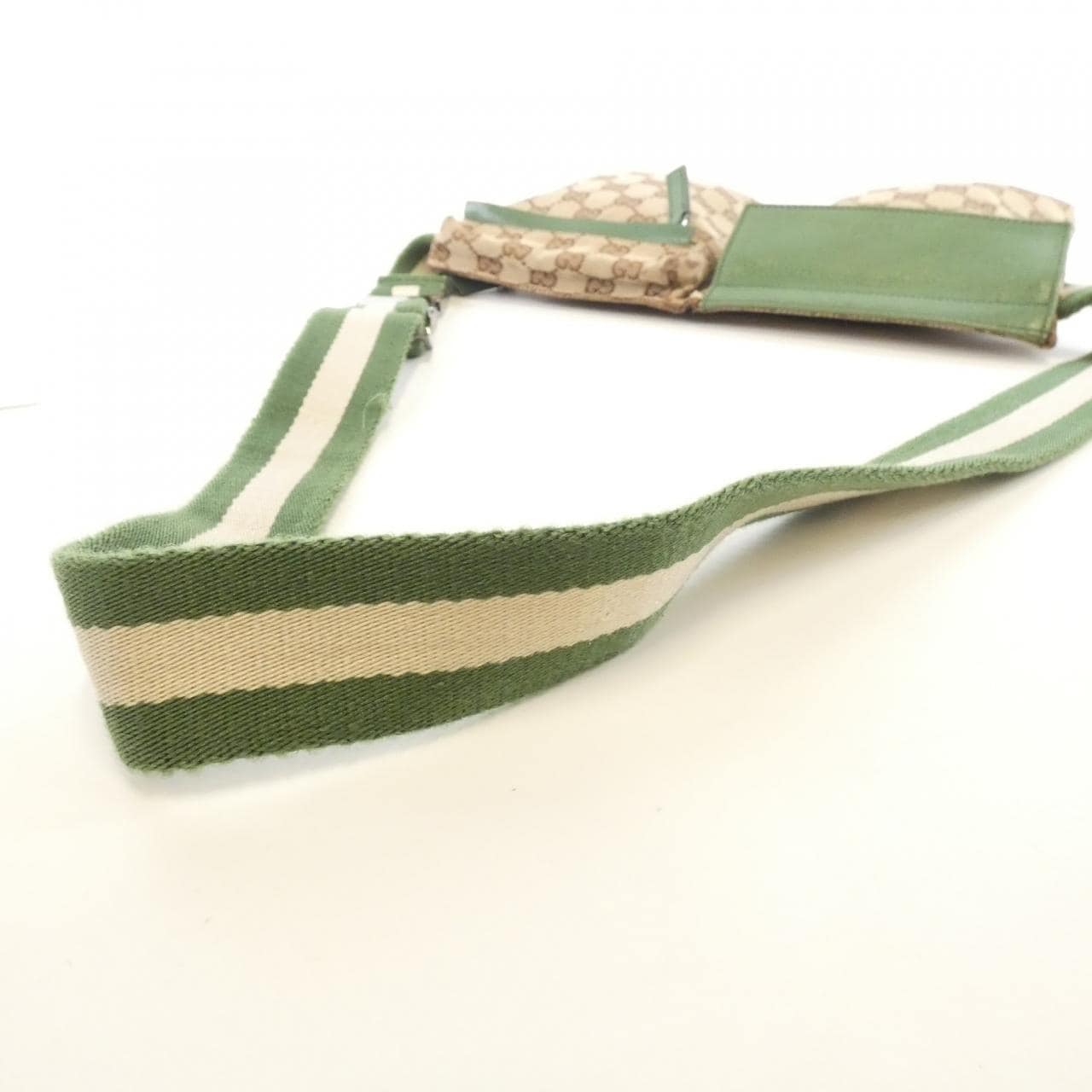 GUCCI 28566 Belt Bag Canvas 米色 帆布 中古品B - 縮圖 6