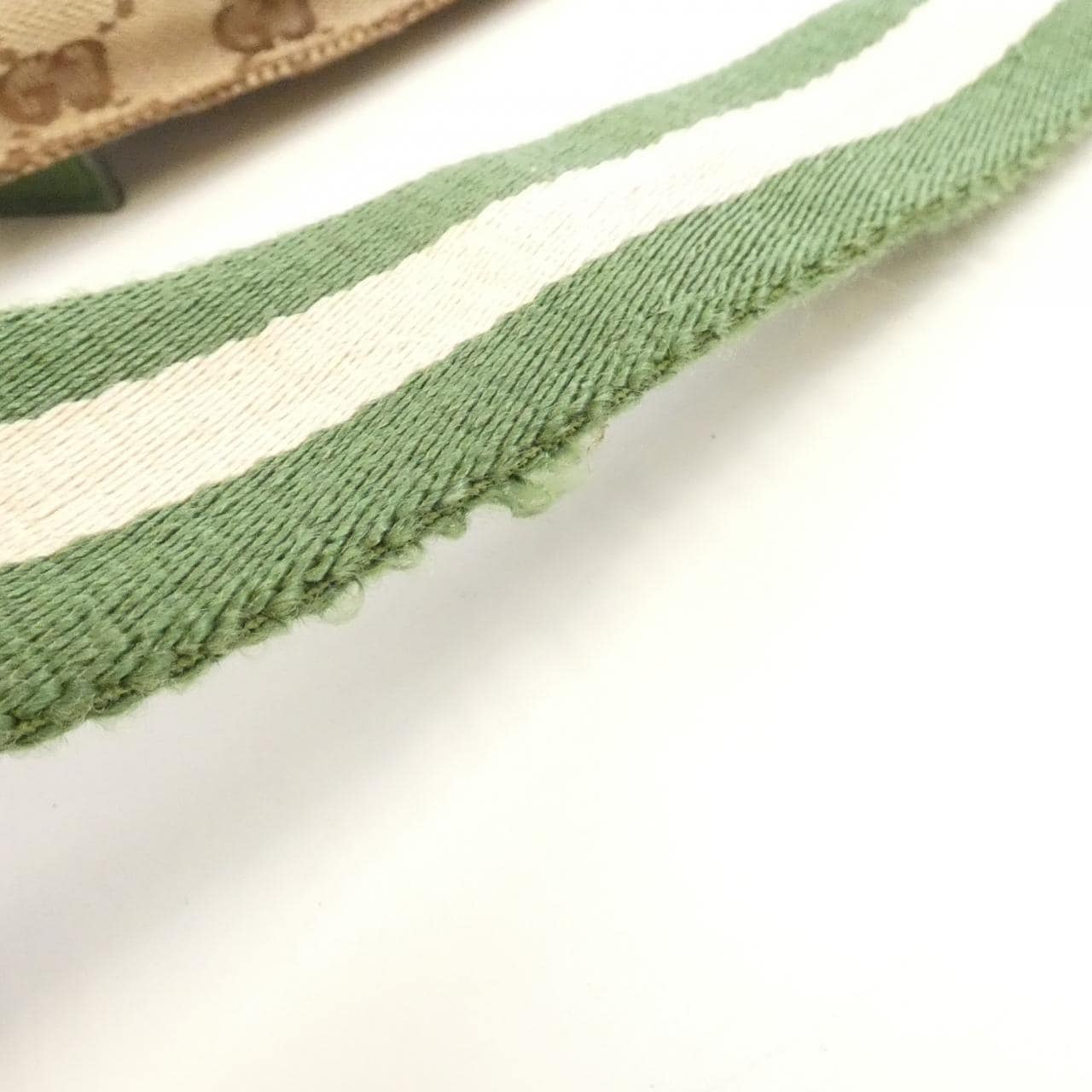 GUCCI 28566 Belt Bag Canvas 米色 帆布 中古品B - 縮圖 7