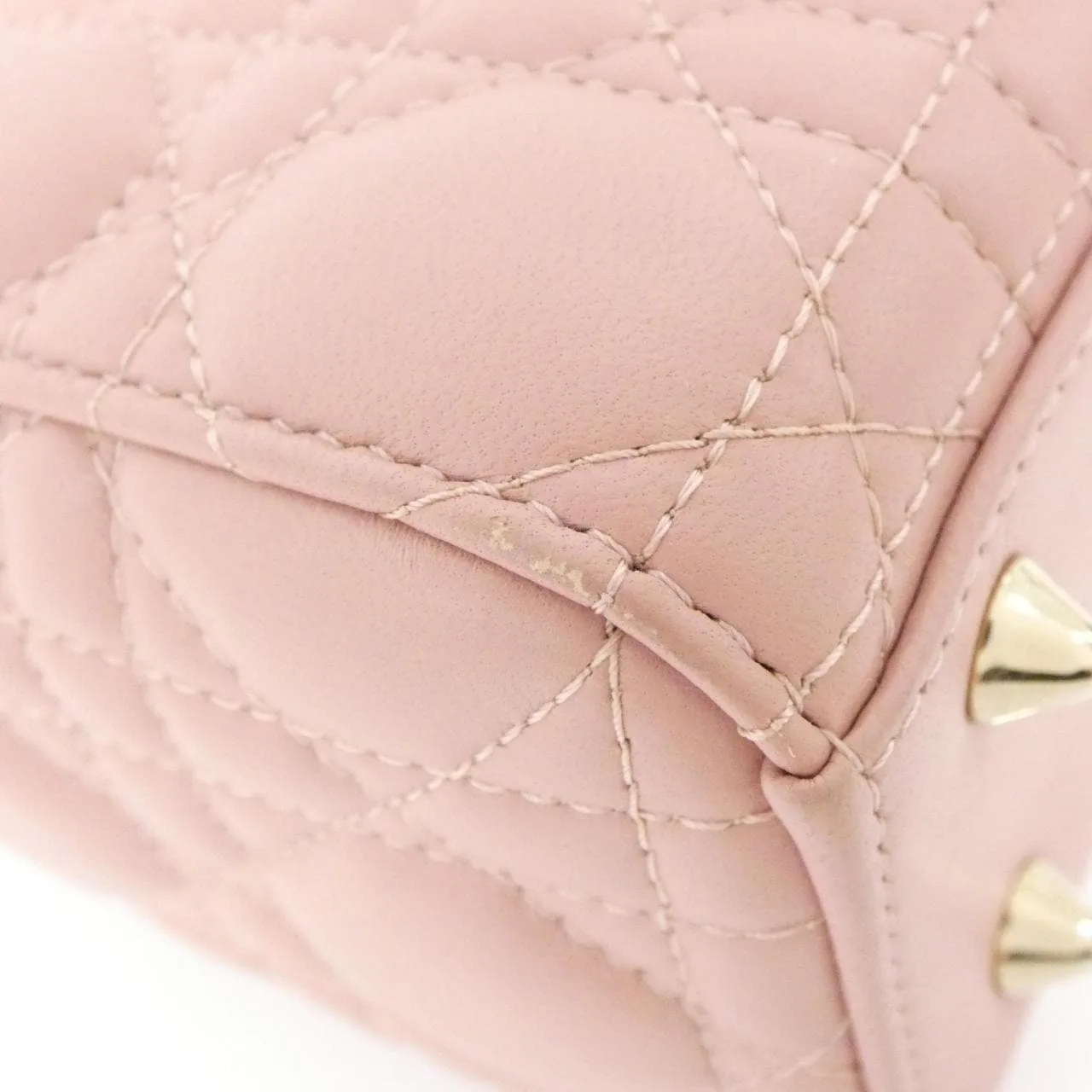 DIOR Lady Dior M0538OCAL Handbag Lambskin Black Lambskin Rank A - Thumbnail 3