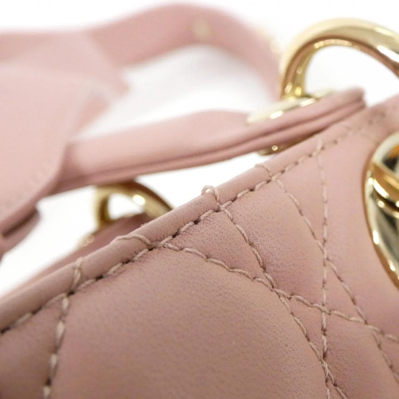 DIOR Lady Dior M0538OCAL Handbag Lambskin Black Lambskin Rank A - Thumbnail 5