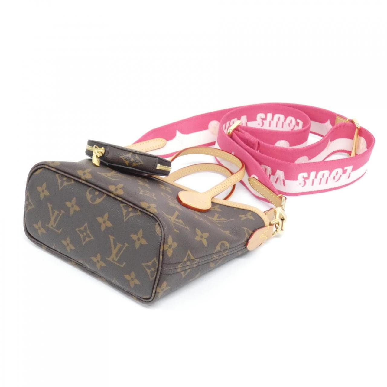 LOUIS VUITTON Neverfull M46786 Bag Monogram 黑色 Monogram 中古品A - 縮圖 3