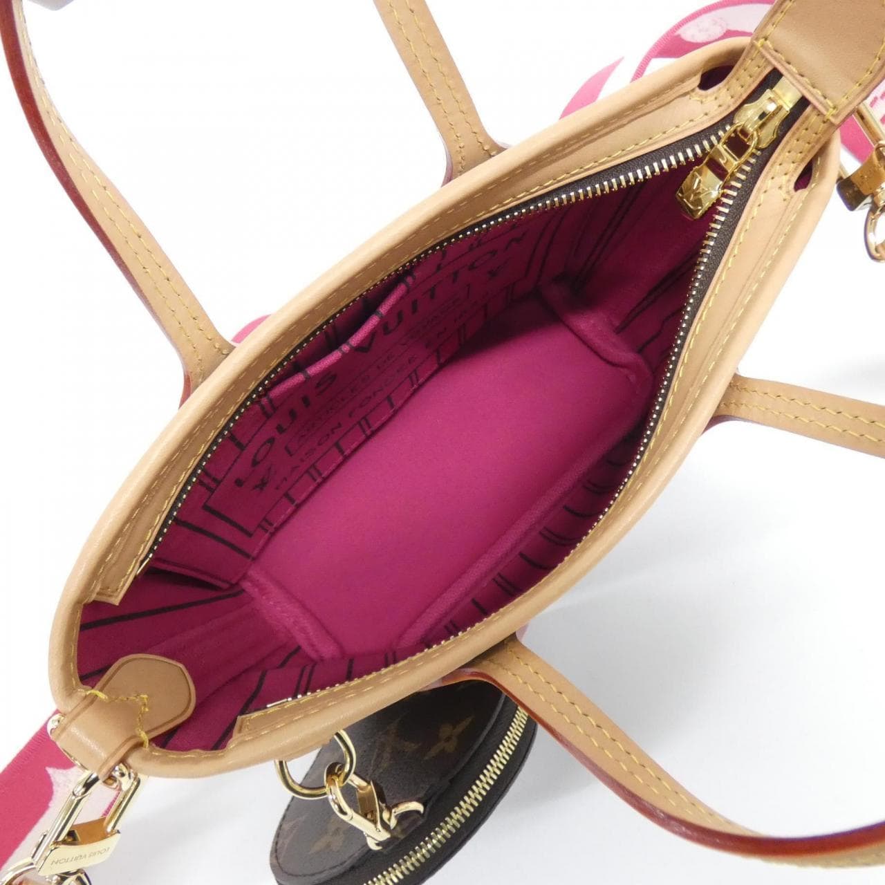 LOUIS VUITTON Neverfull M46786 Bag Monogram 黑色 Monogram 中古品A - 縮圖 7