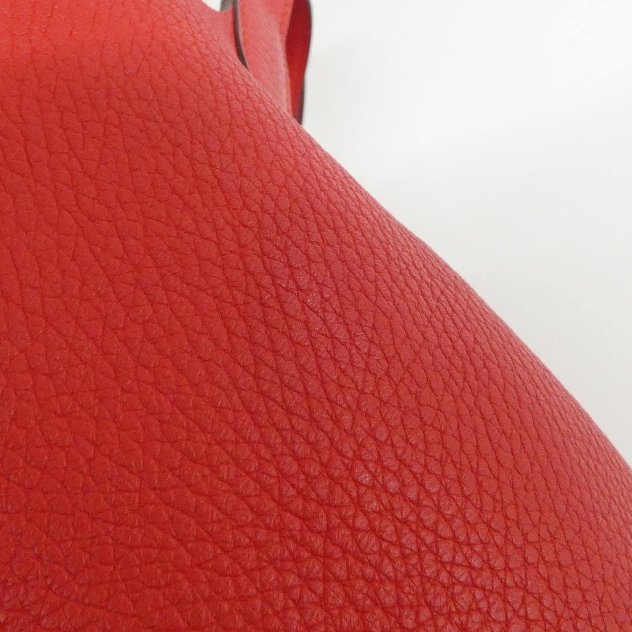 HERMES HERMÈS Picotin 056289CC Bag Clemence Rouge Clemence Leather - Thumbnail 4