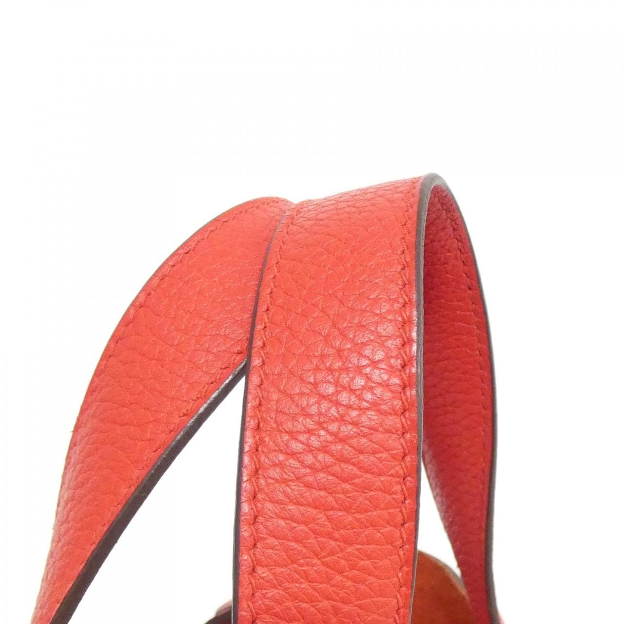 HERMES HERMÈS Picotin 056289CC Bag Clemence Rouge Clemence Leather - Thumbnail 5