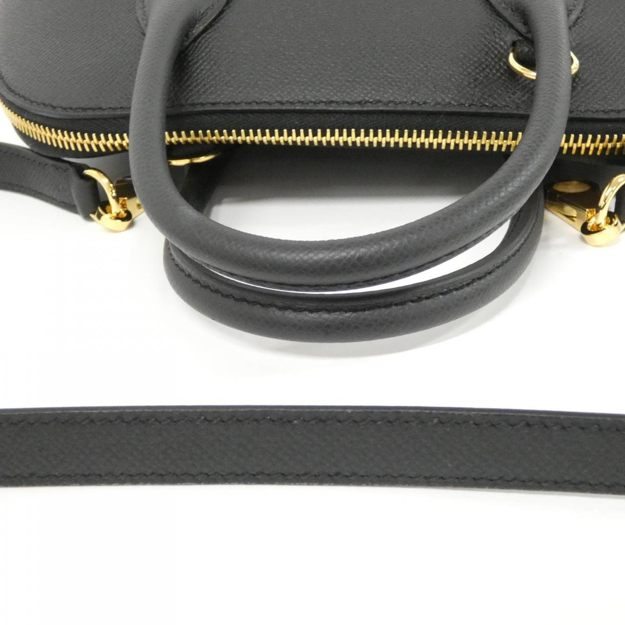 HERMES HERMÈS Bolide 082798CC Bag Epsom Black Epsom Leather Rank A - Thumbnail 5