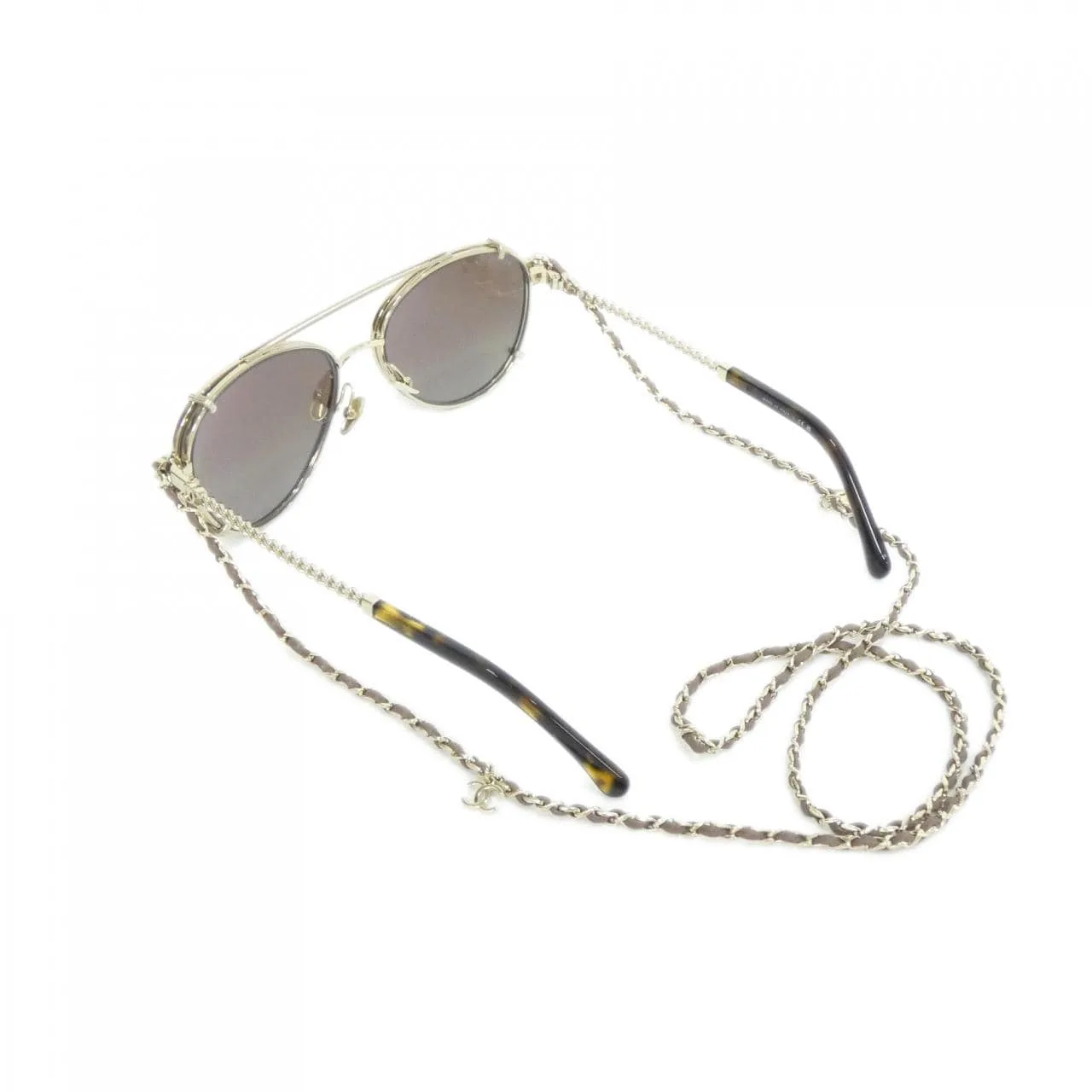 CHANEL 4292 Sunglasses 黑色 中古品A - 縮圖 3