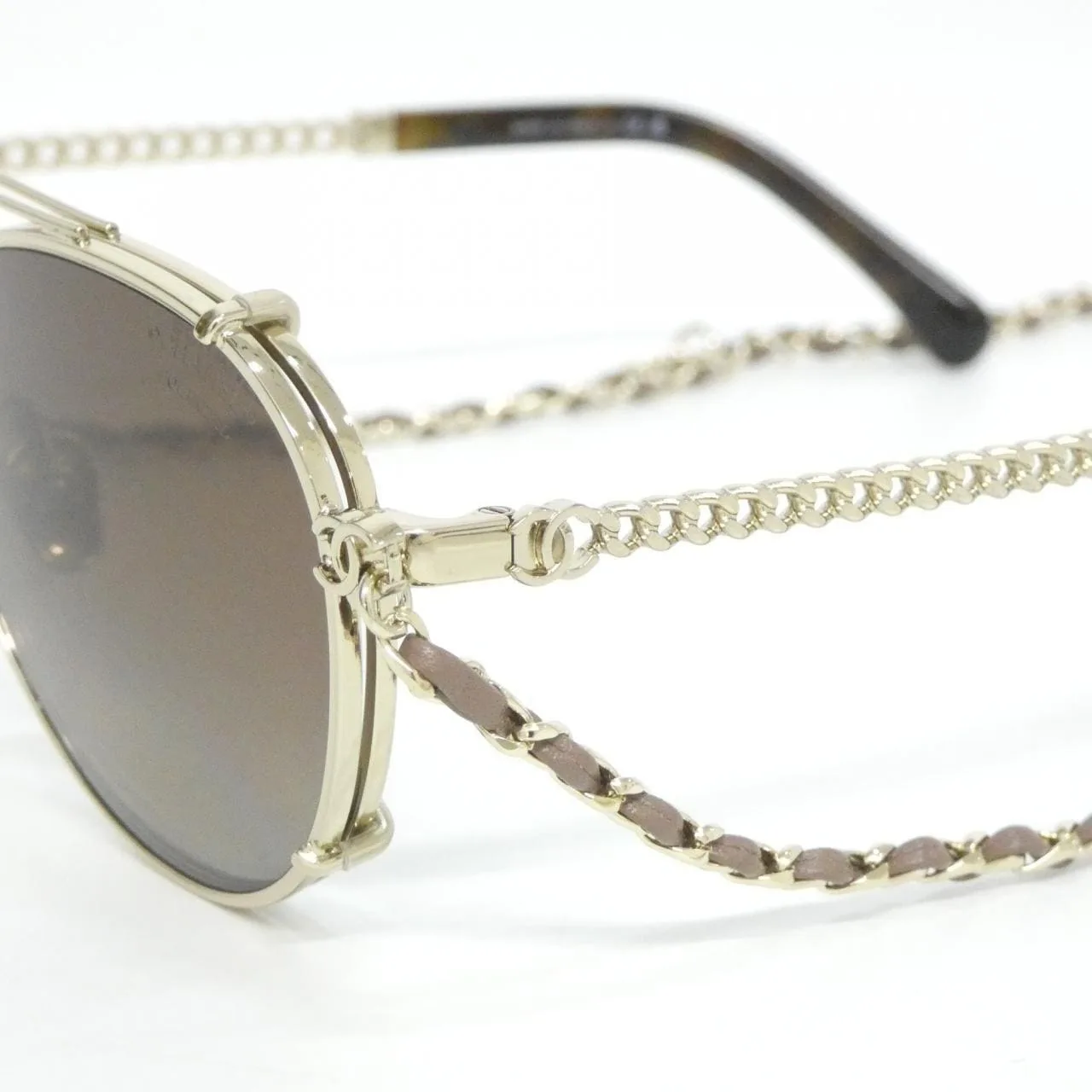 CHANEL 4292 Sunglasses 黑色 中古品A - 縮圖 4