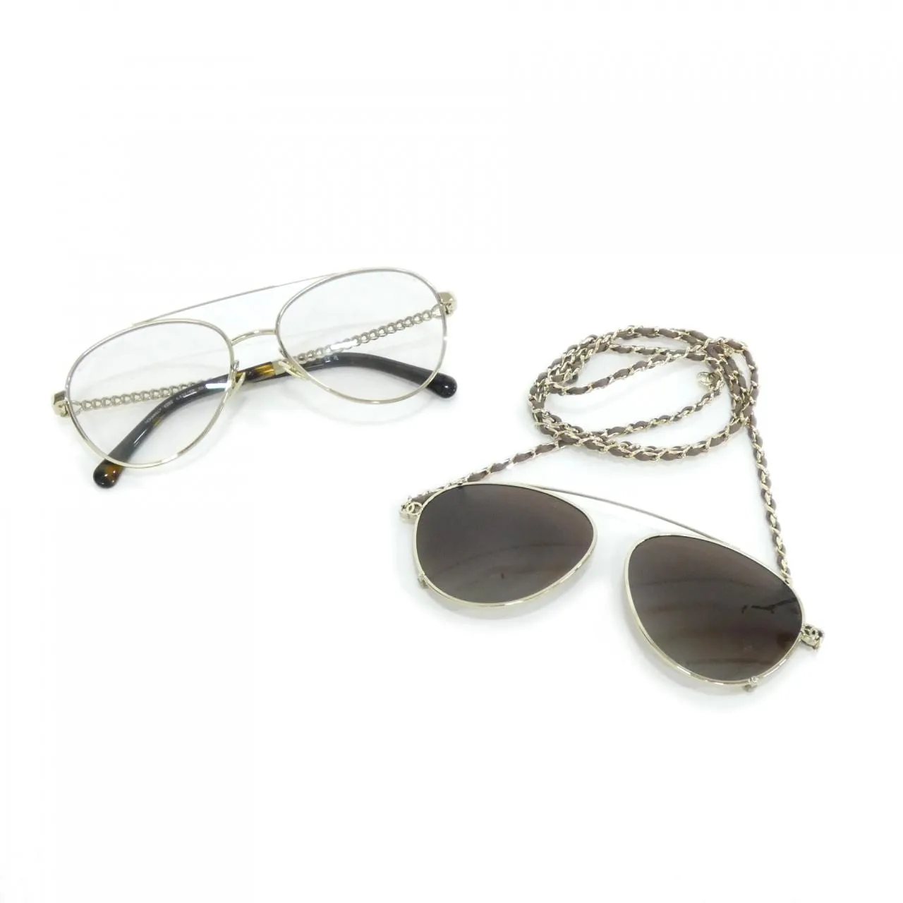 CHANEL 4292 Sunglasses 黑色 中古品A - 縮圖 6