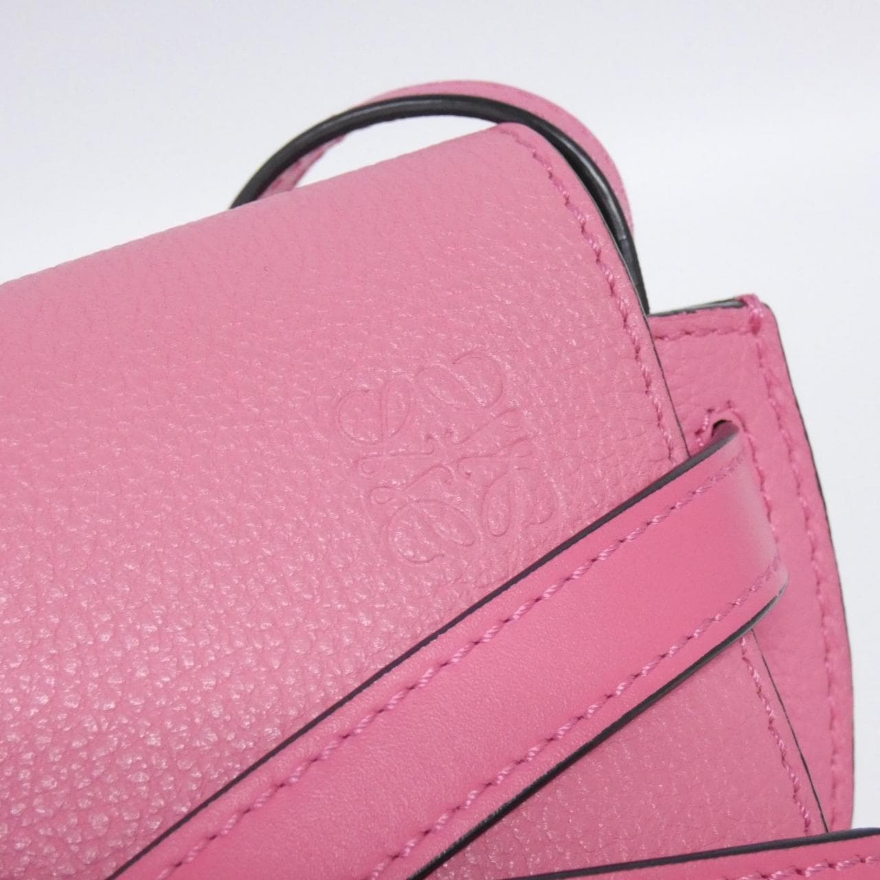 LOEWE Gate 321 12 U62 Shoulder Bag 黑色 中古品A - 縮圖 7