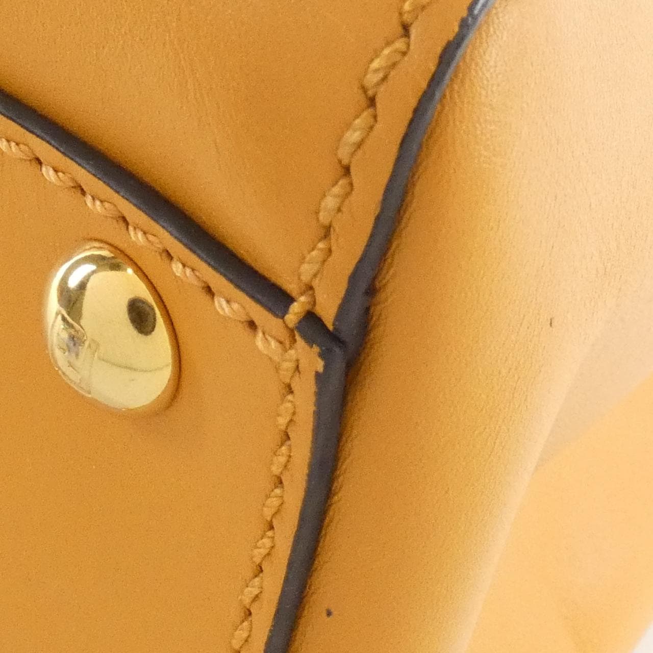 FENDI Peekaboo 8BN226 Q4J Bag 駝色 中古品A - 縮圖 4