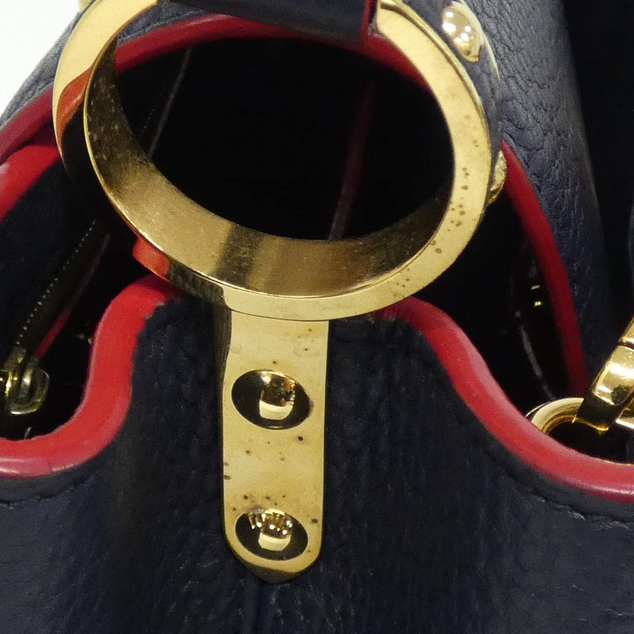 LOUIS VUITTON Capucines M52693 Bag Rouge 中古品A - 縮圖 7