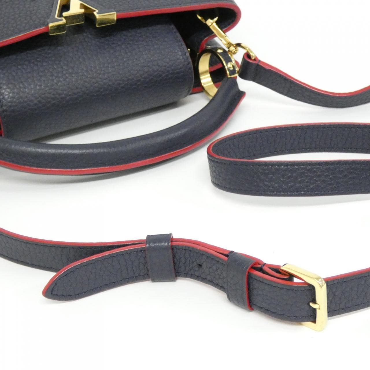 LOUIS VUITTON Capucines M52693 Bag Rouge 中古品A - 縮圖 9