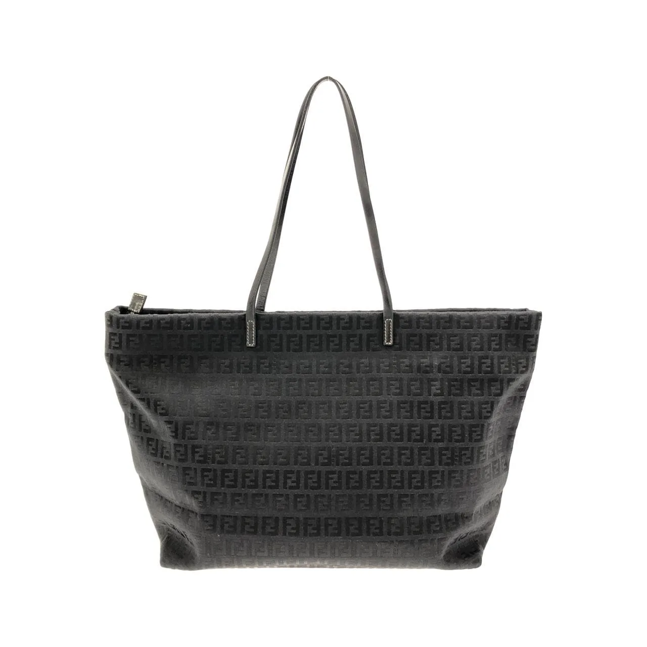 FENDI Sunshine Shopper 8BH025 Shoulder Nylon Black