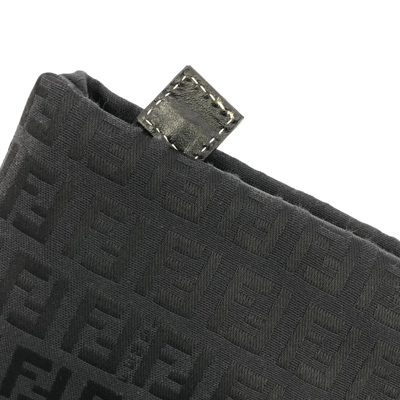 FENDI Sunshine Shopper 8BH025 Shoulder Nylon Black Nylon - Thumbnail 3