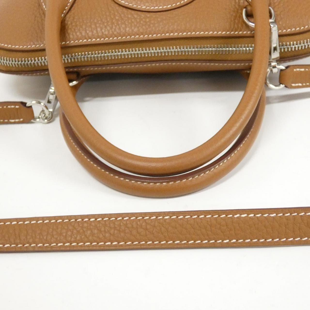 HERMES HERMÈS Bolide 073419CK Bag Clemence 金色 Clemence 皮 中古品A - 縮圖 9