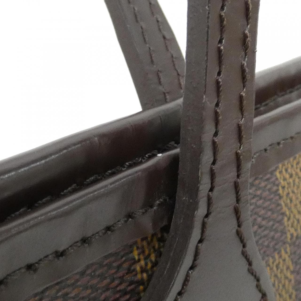 LOUIS VUITTON Neverfull N51106 Bag Damier 黑色 Damier 中古品A - 縮圖 5