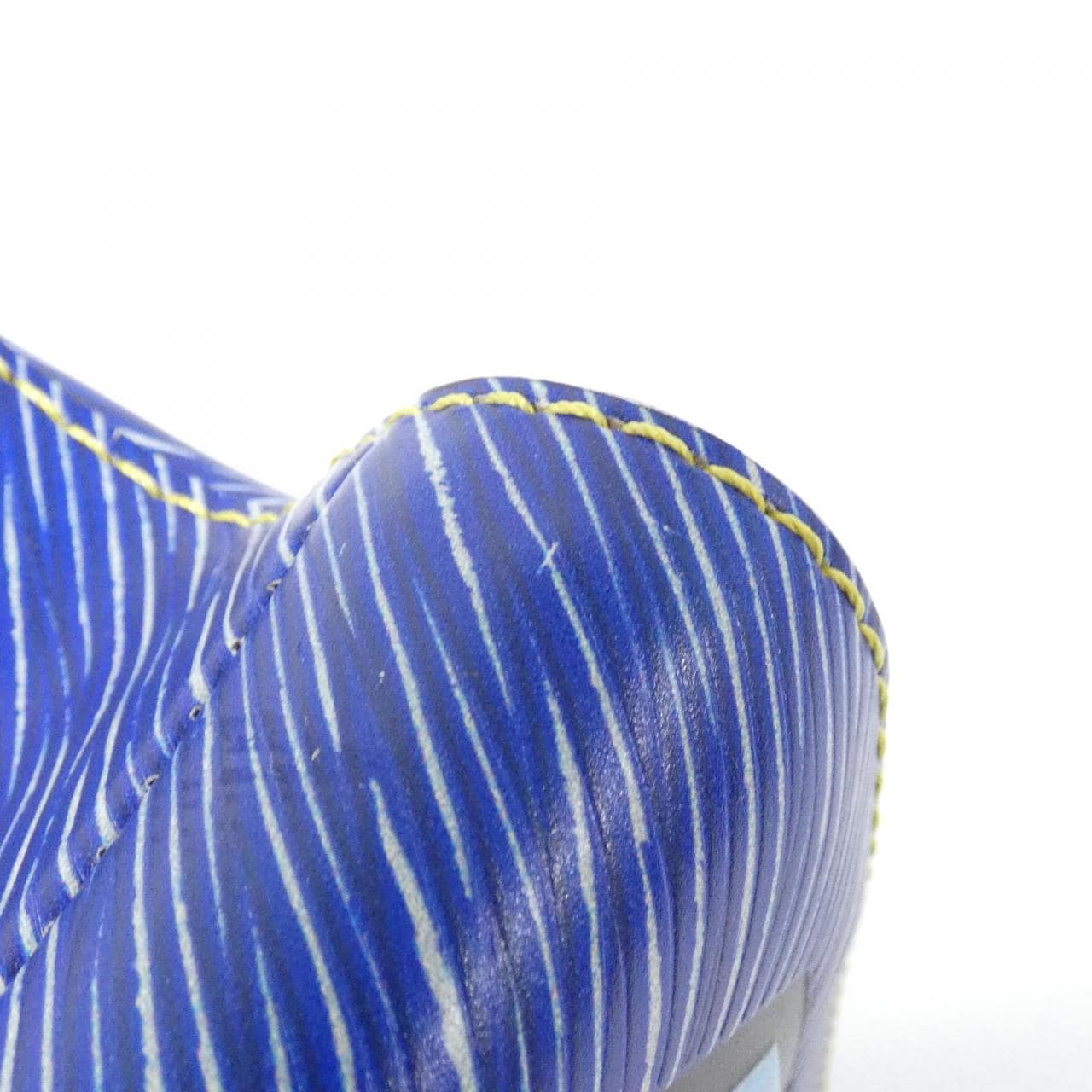 LOUIS VUITTON Twist Bag Denim 藍色 牛仔布 中古品A - 縮圖 3