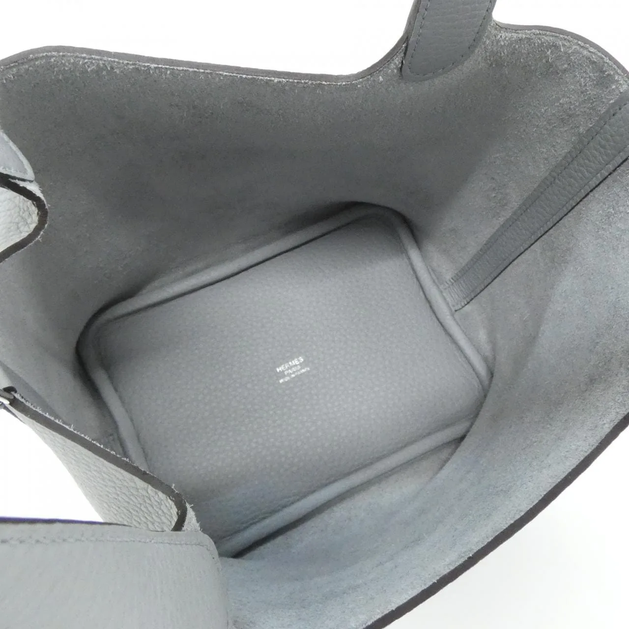 HERMES Picotin 056289CK Handbag Clemence Clemence 皮 未使用品 - 縮圖 5