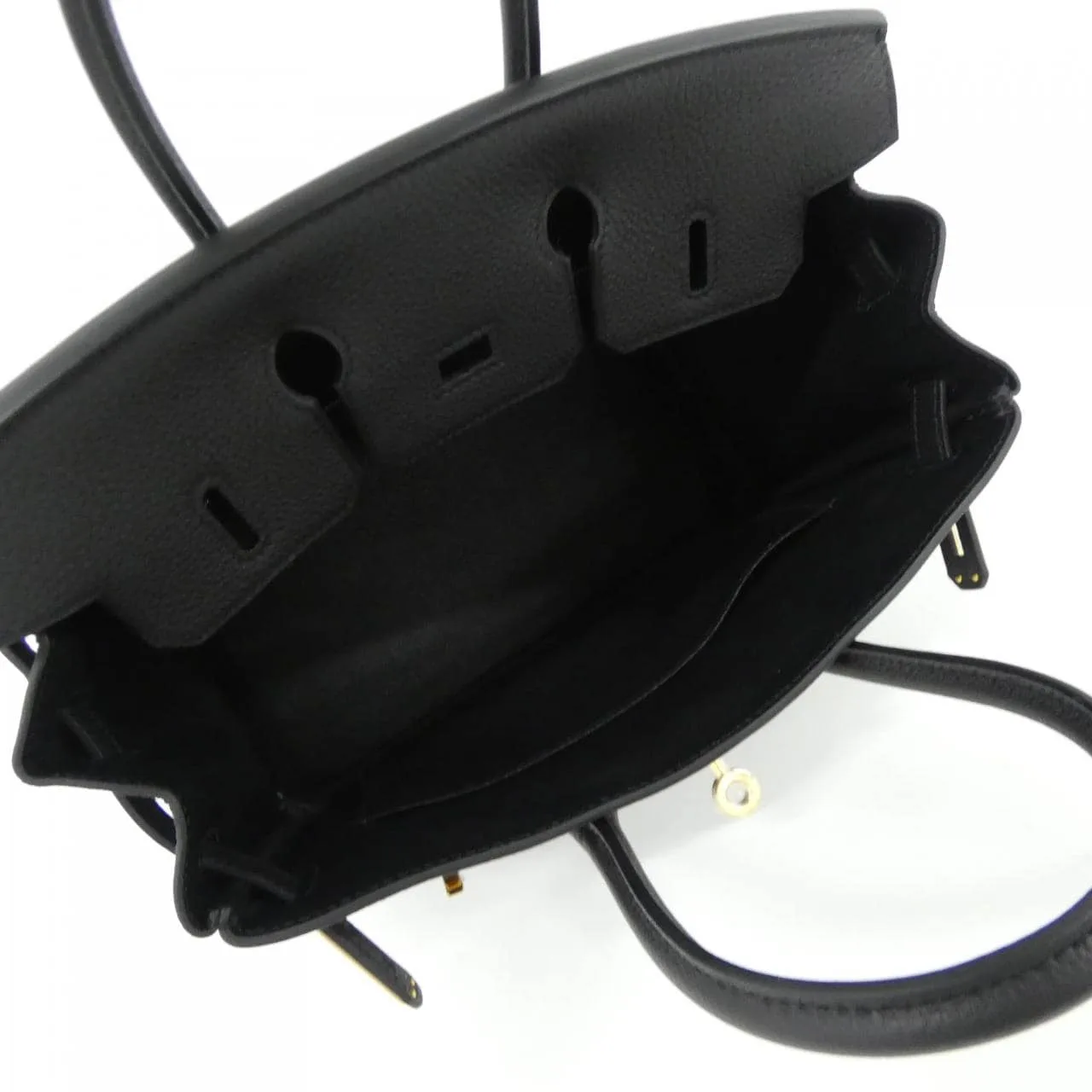 HERMES Birkin 041344CC Handbag Togo Black Togo Leather Unused - Thumbnail 6