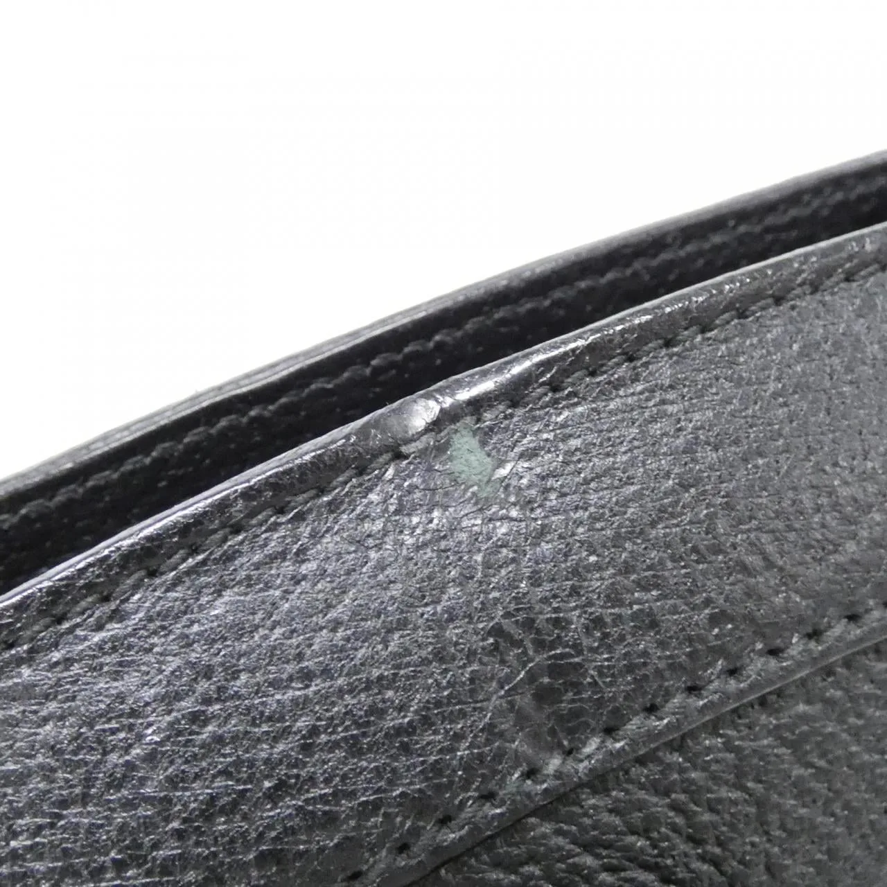 GUCCI 002 115 0260 Handbag Leather Black Leather Rank B - Thumbnail 4