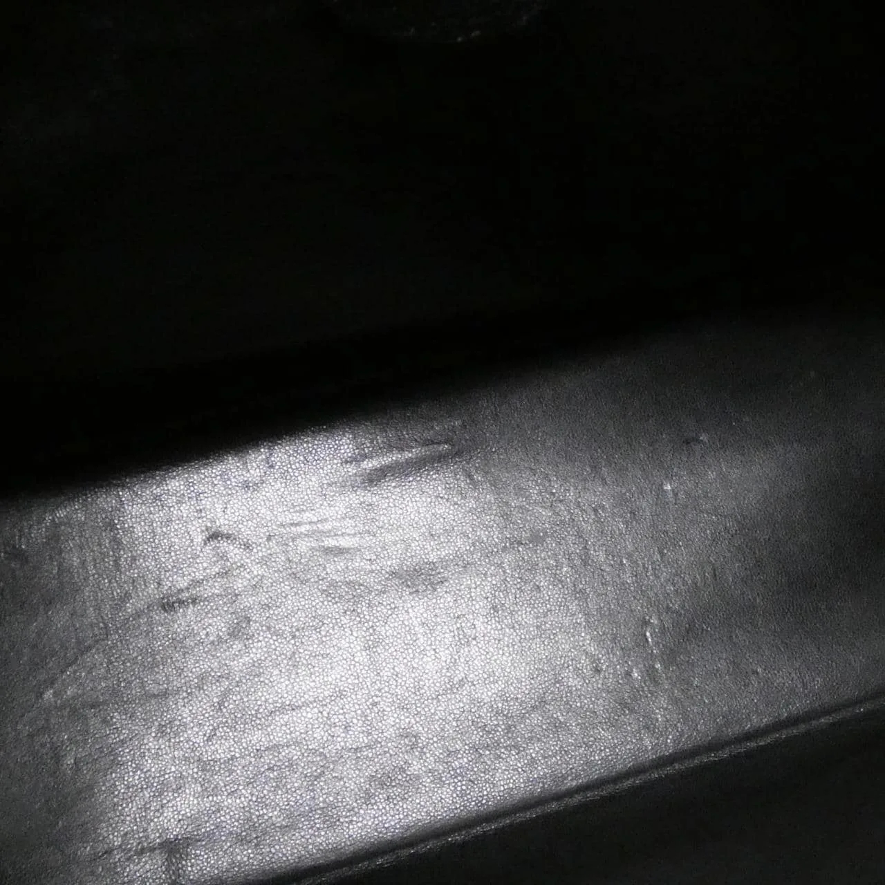 GUCCI 002 115 0260 Handbag Leather Black Leather Rank B - Thumbnail 8