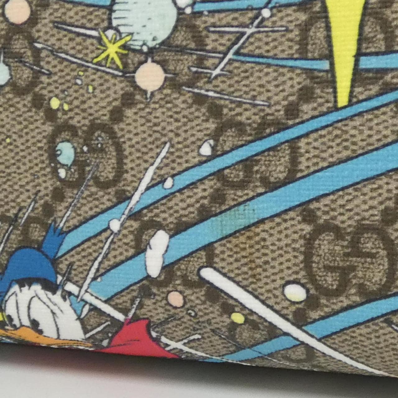 GUCCI 650037 2O4AT Bag Canvas 黑色 帆布 中古品A - 縮圖 7