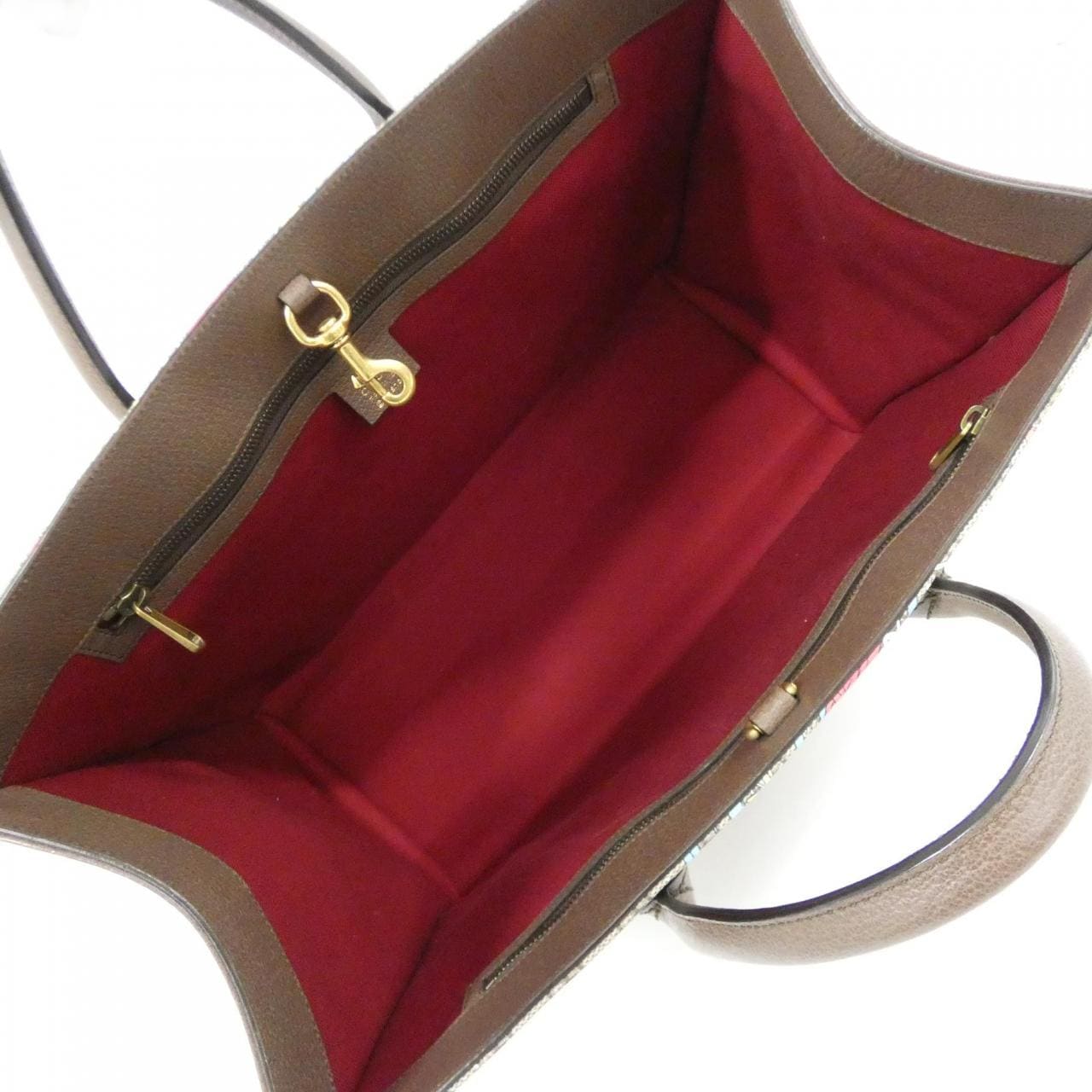 GUCCI 650037 2O4AT Bag Canvas 黑色 帆布 中古品A - 縮圖 10