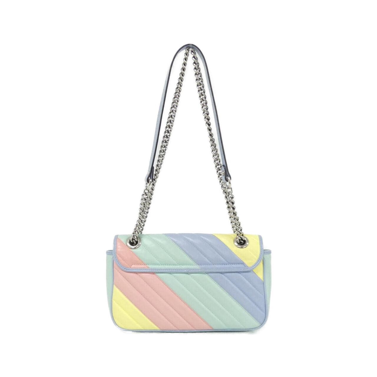 GUCCI Marmont 443497 DTDXP Shoulder Bag Leather 黑色 皮革 中古品A - 縮圖 2