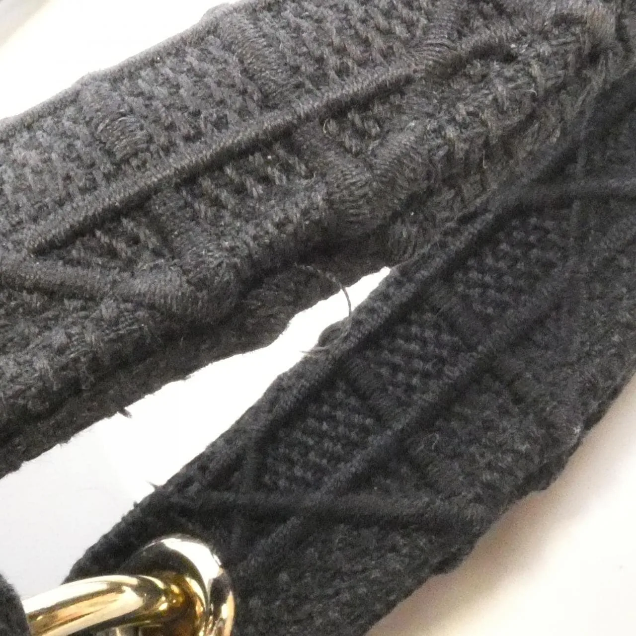 DIOR Lady Dior M0565OREY Handbag Canvas 黑色 帆布 中古品A - 縮圖 8