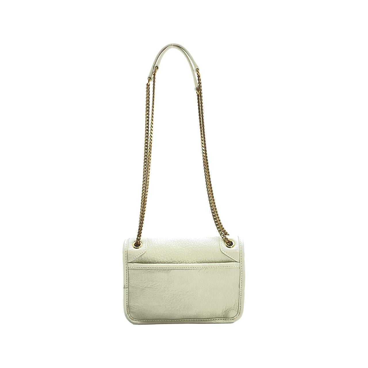 SAINT LAURENT 828736 AACYT Shoulder Bag Lambskin 黑色 羊皮 中古品A - 縮圖 2