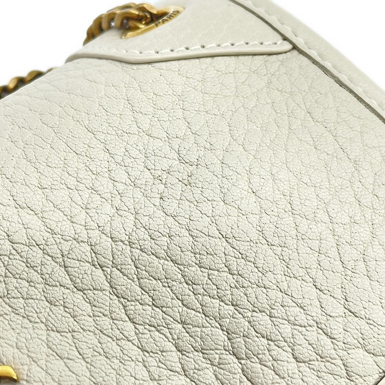 SAINT LAURENT 828736 AACYT Shoulder Bag Lambskin 黑色 羊皮 中古品A - 縮圖 4