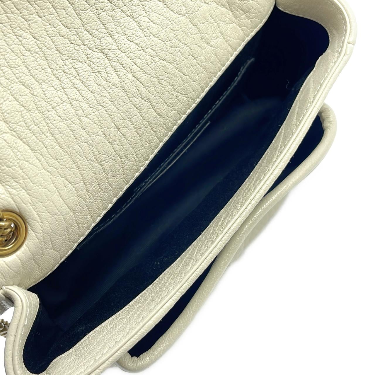 SAINT LAURENT 828736 AACYT Shoulder Bag Lambskin 黑色 羊皮 中古品A - 縮圖 6