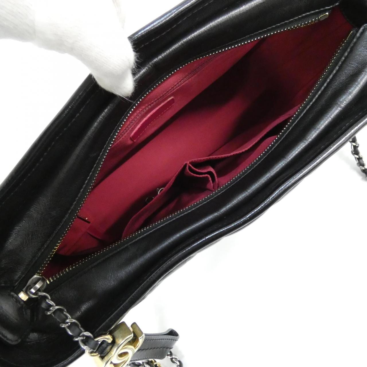 CHANEL Gabrielle 93824 Shoulder Bag Black - Thumbnail 9