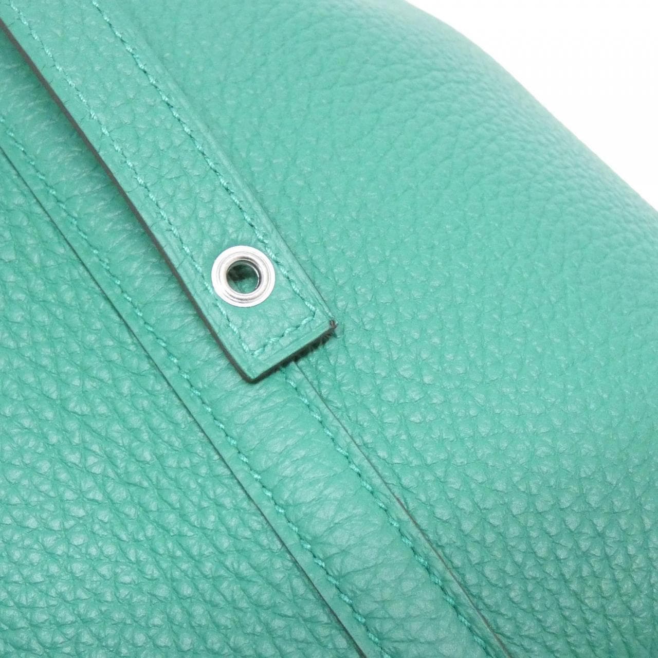 HERMES HERMÈS Picotin 060991CK Bag Clemence 黑色 Clemence 皮 中古品A - 縮圖 3