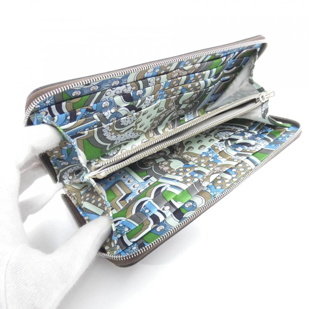 HERMES 085200CK Wallet 黑色 中古品A - 縮圖 6