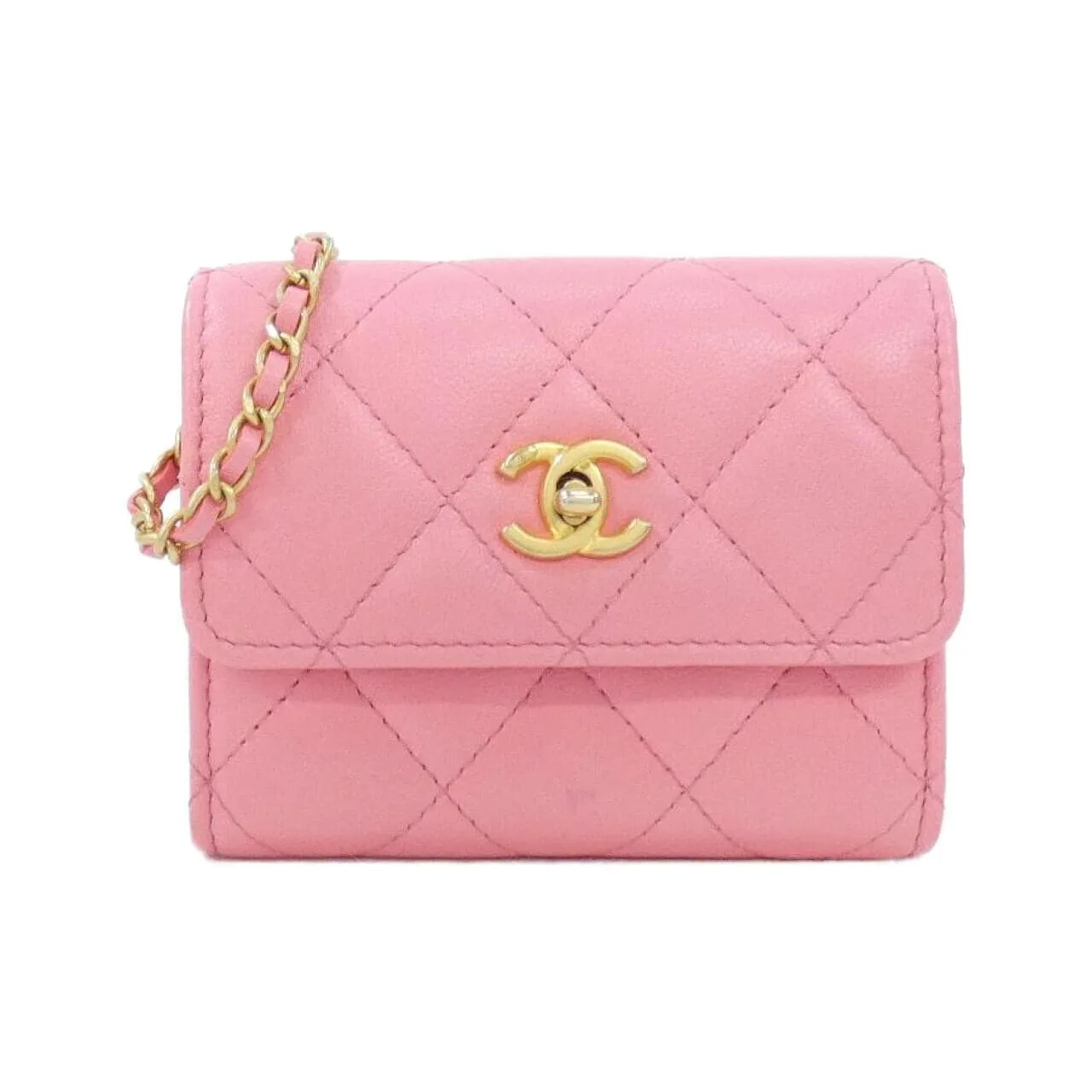 CHANEL Timeless Classic AP2704 Wallet Lambskin Pink