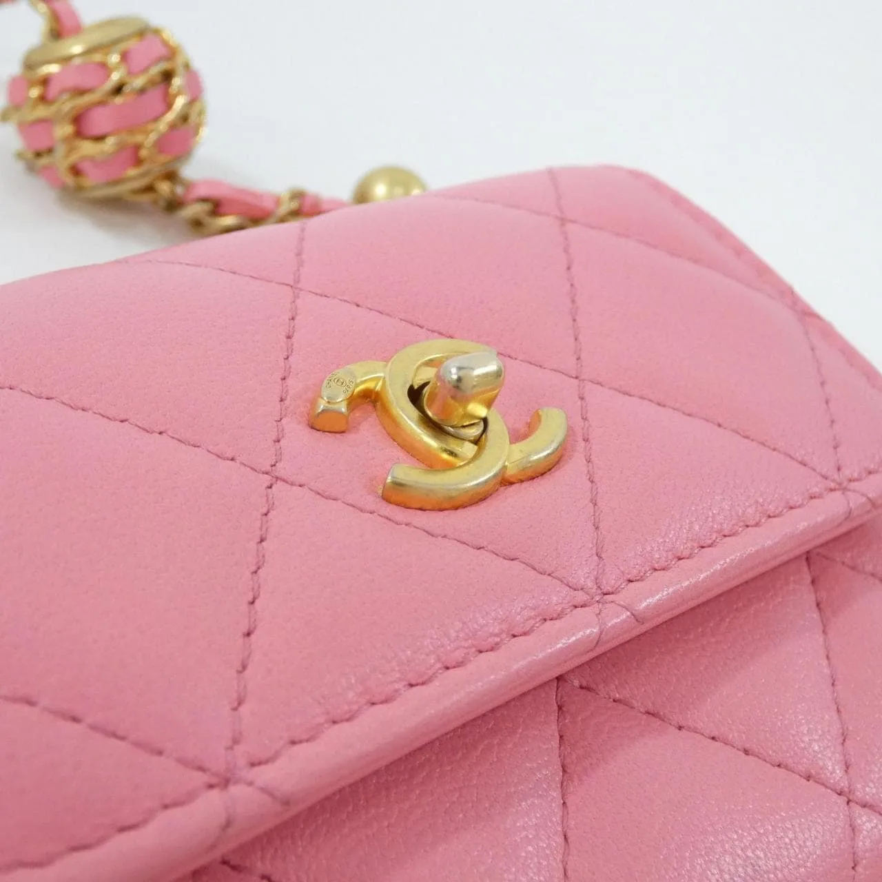 CHANEL Timeless Classic AP2704 Wallet Lambskin Pink Lambskin Rank A - Thumbnail 4