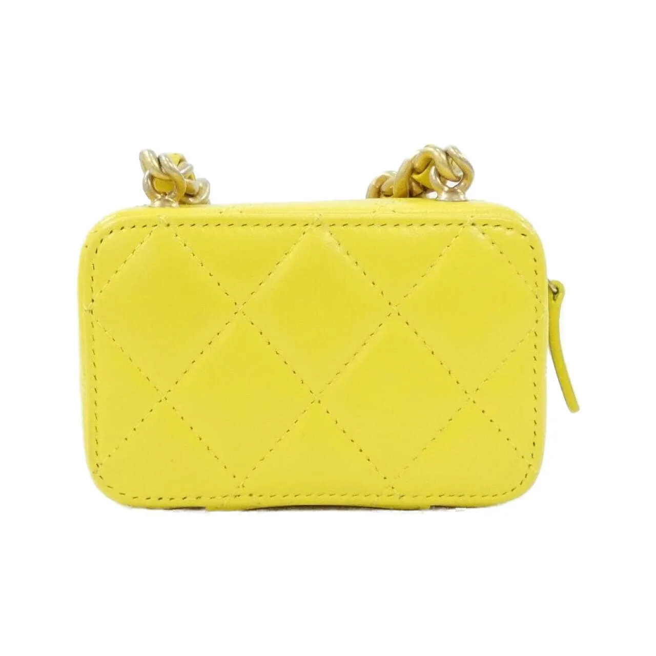 CHANEL Timeless Classic AP2738 Wallet Lambskin Yellow Lambskin Rank A - Thumbnail 2