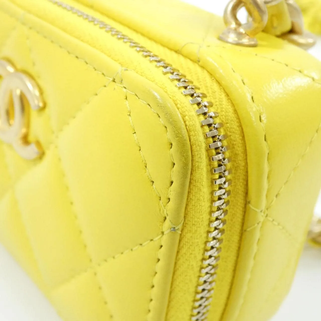 CHANEL Timeless Classic AP2738 Wallet Lambskin Yellow Lambskin Rank A - Thumbnail 4