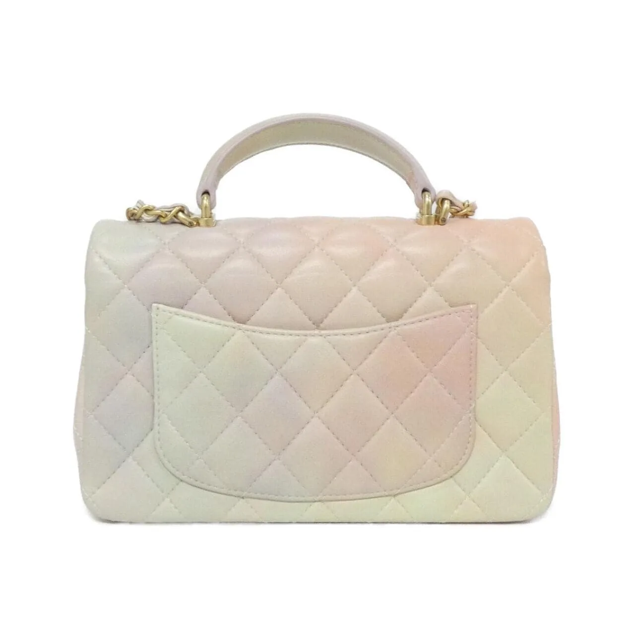 CHANEL Vanity AS2431 Handbag Lambskin Pink Lambskin Rank A - Thumbnail 2