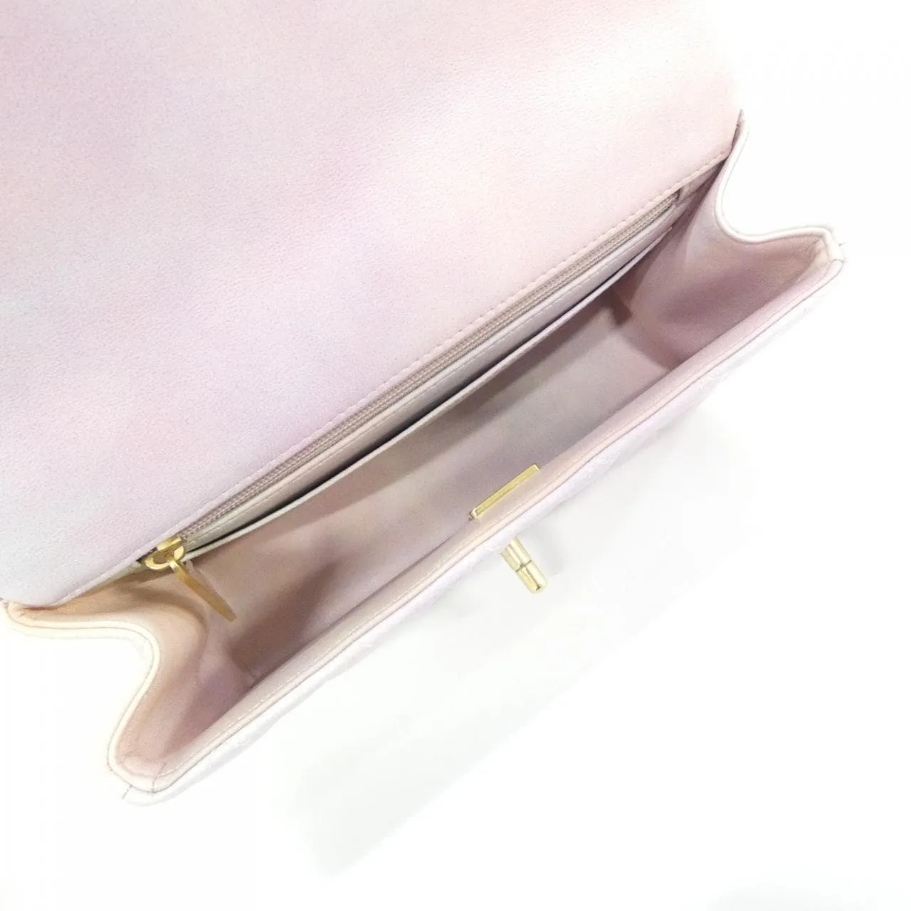 CHANEL Vanity AS2431 Handbag Lambskin Pink Lambskin Rank A - Thumbnail 6