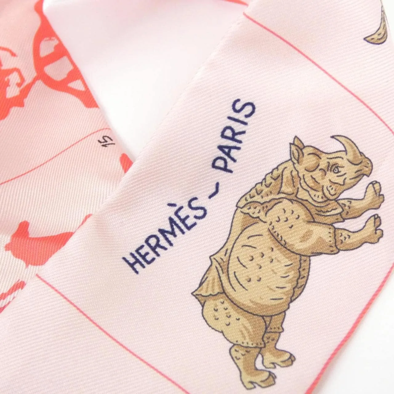 HERMES 064150S Scarf Black Rank A - Thumbnail 3