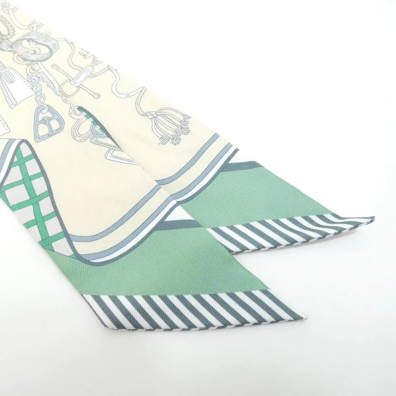 HERMES 062842S Scarf Black Rank A - Thumbnail 2