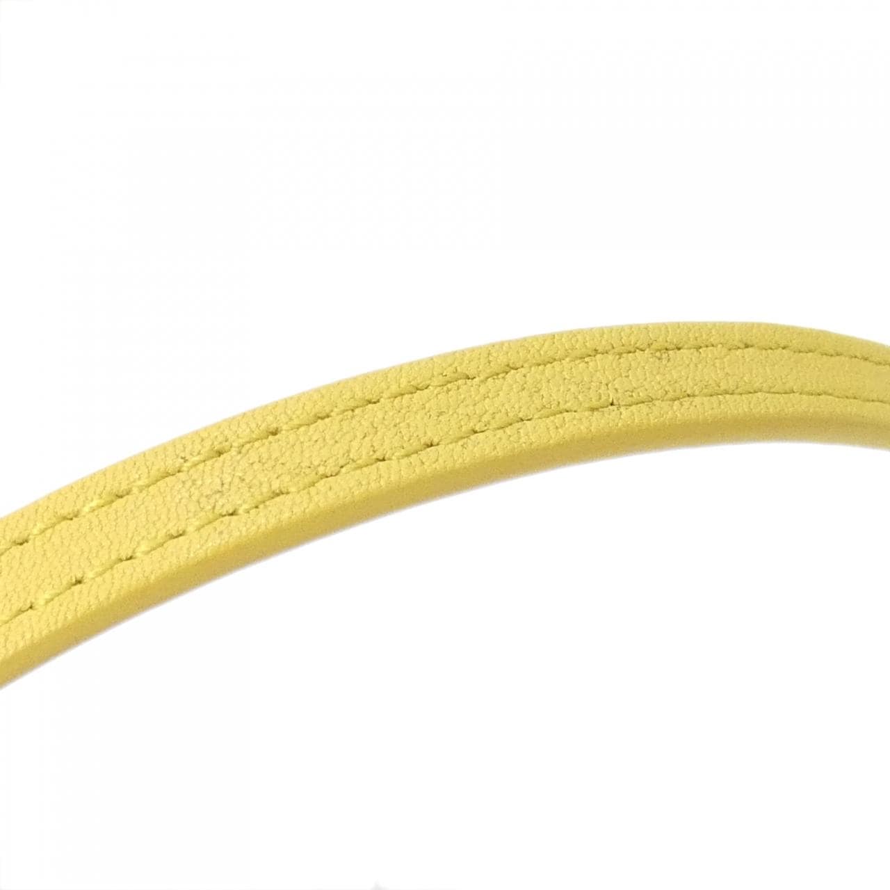 CHANEL AS0137 Shoulder Bag Lambskin Yellow Lambskin Rank A - Thumbnail 8