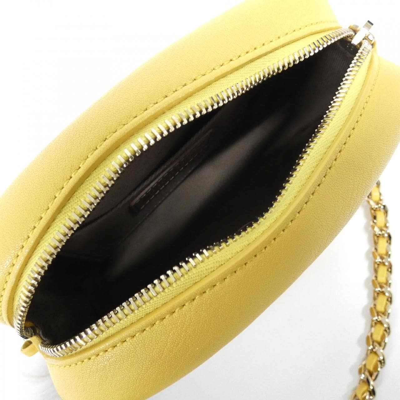 CHANEL AS0137 Shoulder Bag Lambskin Yellow Lambskin Rank A - Thumbnail 9